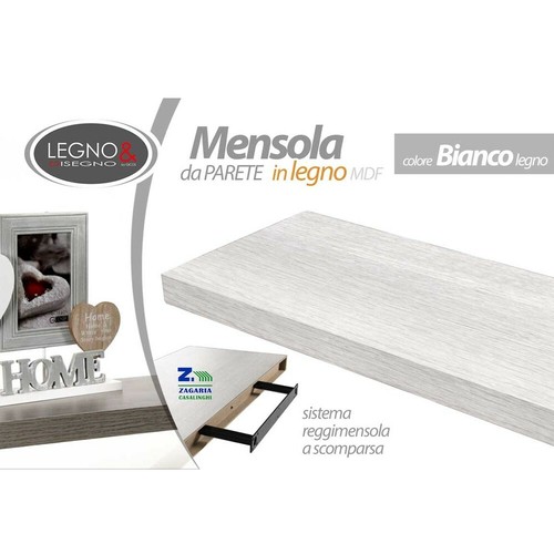 Mensola color bianco - color, 40x25x4