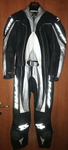 Tuta divisibile moto pelle - in,
