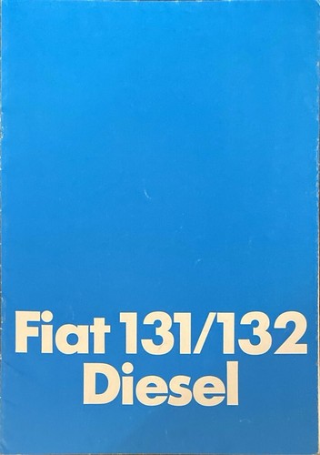 Fiat 131 diesel 132 - 131, e