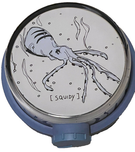 Ika color squid agitatore - ika,