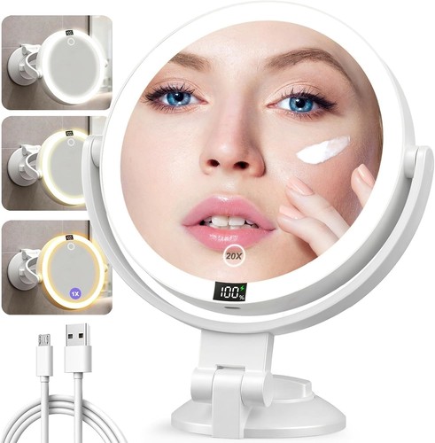 Specchio per trucco con - trucco, luci