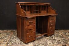 Splendida scrivania a rullo / legno / restaurata / Inghilterra / inglese / UK