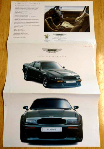 Brochure aston martin - martin, virage