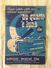 Spartito - 'Nu quarto 'e luna