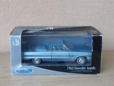 Chevrolet Impala 1963 Die Cast  Welly 1/26 Modellino Auto Americana Oldsmobile
