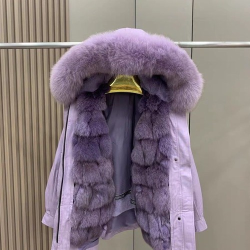 Parka corto con cappuccio