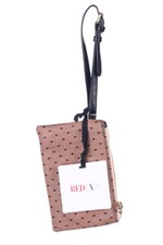 Borsa pochette RED VALENTINO pois nude rosa nera nuova