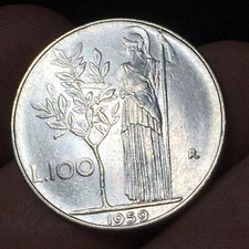 MONETA DA 100 LIRE DEL 1959