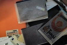 AVENDITA di CASCIA - PERUGIA - 3 NEGATIVE IN LASTRA DI VETRO IN SCATOLA D'EPOCA