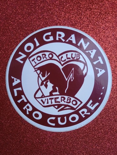 Adesivo toro club viterbo noi - adesivo,