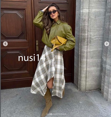 Gonna midi zara - zara, donna