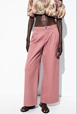 Jeans plissettati Zara Marsala