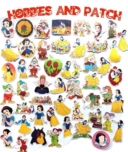 Stickers adesivi biancaneve - 50,