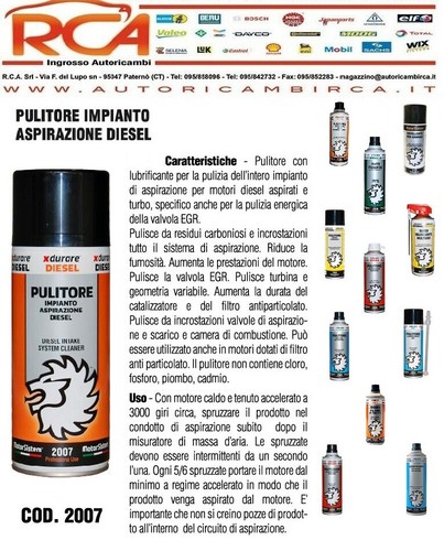 Pulitore impianto aspirazione - impianto,