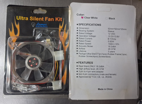 Lamptron 92mm ventilatore - 92mm,