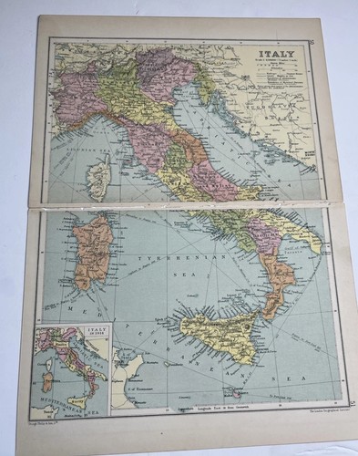1930 mappa italia pa - mappa, d'italia