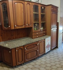 Mobile cucina vintage anni '50 - legno e marmo