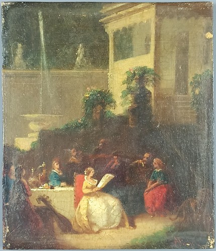 Ancien tableau lecture - ancien,