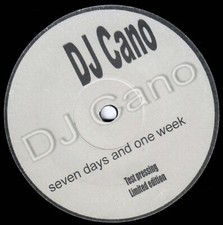 DJ Cano - Seven Days And One Week (12", Ltd, TP)