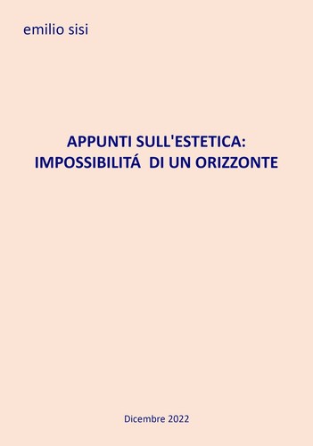 Appunti sull estetica - appunti, sull'estetica