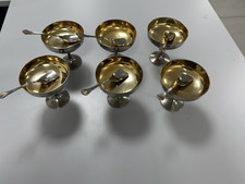 6 COPPE GELATO FRUTTA ACCIAIO