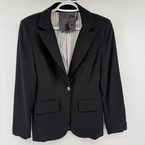 Giacca blazer guess - donna, nera