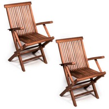 2 sedie da giardino con