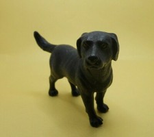 SCHLEICH  da BARBAPUFFO 16327 CANE DOG LABRADOR NERO retired