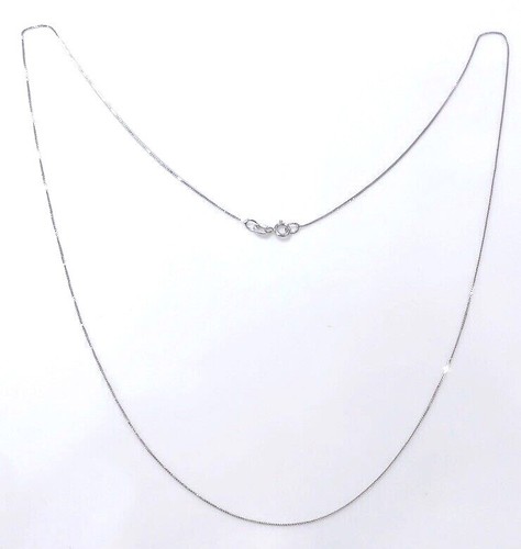 Collana catenina oro bianco - collana,