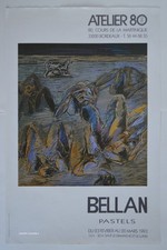 BELLAN - Pastels, affiche de