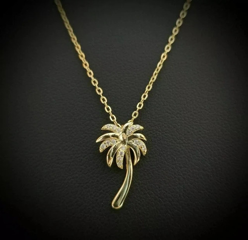Collana con ciondolo palma