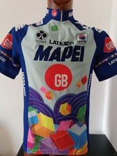 MAGLIA CICLISMO SHIRT MAILLOT TEAM MAPEI COLNAGO UCI  LATEXCO tg L