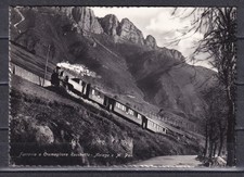 CARTOLINA CREMAGLIERA ROCCHETTA ASIAGO FERROVIA..