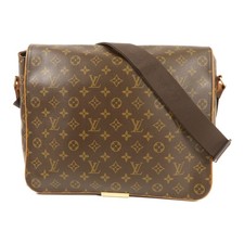 Borsa a tracolla Louis Vuitton LV GHW Abbesses M45257 Monogram Marrone