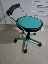 Sedia Verde di Design Vintage Modernariato Casa Ufficio