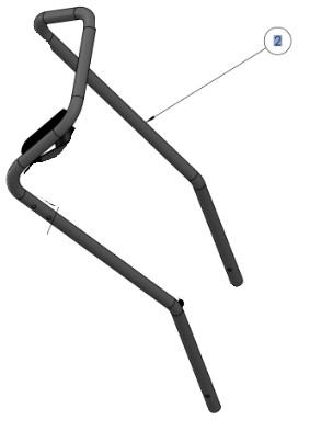 Manico tagliaerba rasaerba