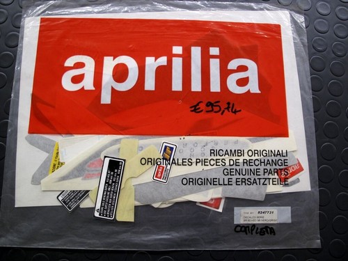 Aprilia adesivi originali - adesivi, sr