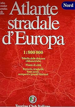 Atlante stradale europa - atlante, d'europa