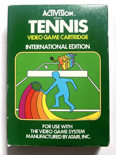 Tennis atari videogame - tennis,