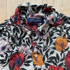 Zara Man Floral Button Down