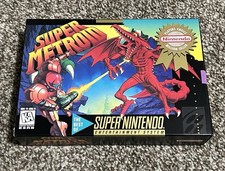 Super Metroid SNES CIB completo BELLA SCATOLA Super Nintendo RARO quasi come nuovo ottime condizioni look!