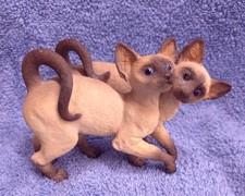 Statuina gatto doppio