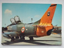 AEREO airplane FIAT G 91 T vecchia cartolina
