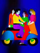 All together | Marco Lodola Scultura Luminosa in Plexiglass e Neon 100x12 cm