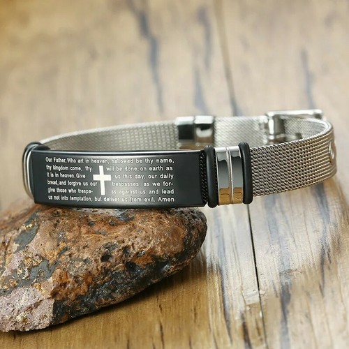 Bracciale padre nostro - bracciale, sottile