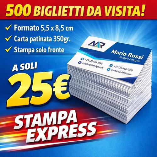 Biglietti visita 350 - ,