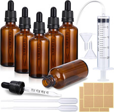 6 Pezzi 50 Ml Boccette Vetro