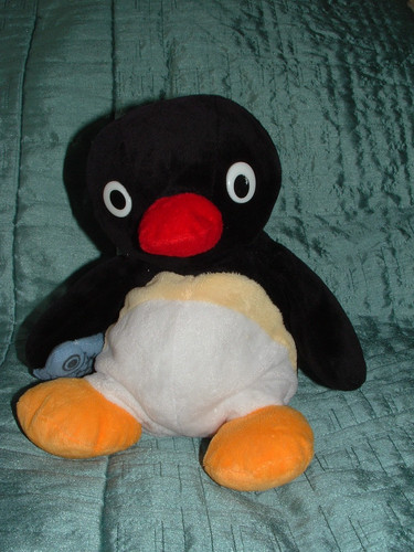 Vintage pingu peluche - pingu, 10"