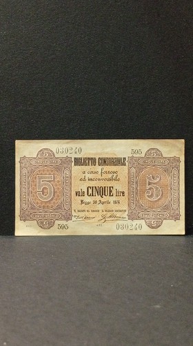 Lire del 1879 - del,