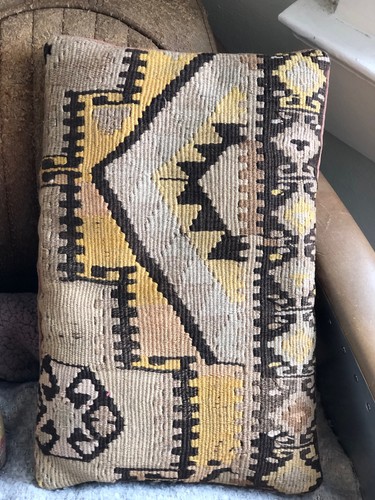 Cuscino kilim vintage - fatto, a
